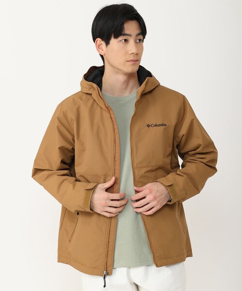 【美品】 Columbia コロンビア マウンテンジャケット メンズL ブラウン Columbia（コロンビア） マウンテンパーカー L レッド メンズ