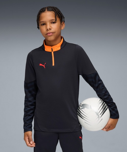 【ブリッヂ】子供 プーマ/PUMA キーパー トップス タンパン セット PUMA（プーマ） ジャージ キッズ サッカー INDIVIDUALCUP 1/4 ジップ