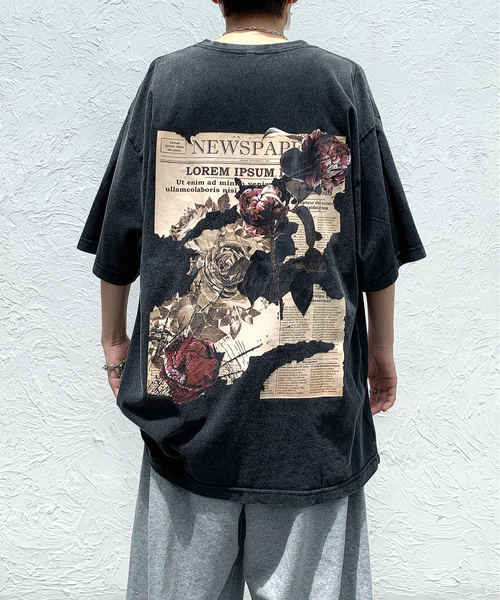 「FVLMEN」 半袖Tシャツ MEDIUM ブラック メンズ