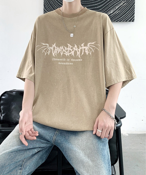「FVLMEN」 半袖Tシャツ MEDIUM ブラック メンズ