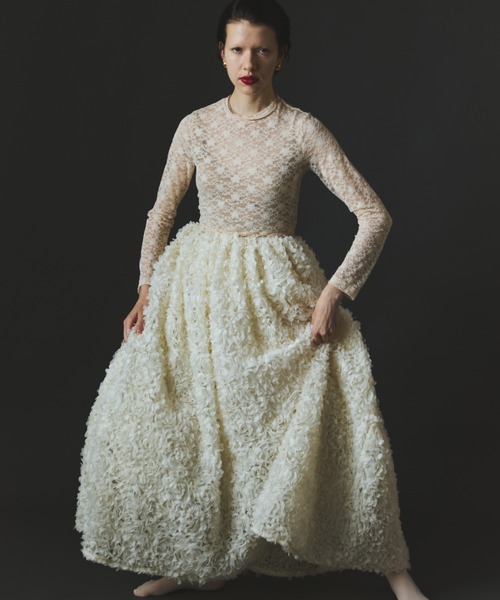 PERNA（ペルナ） スカート フラワーオーガンスカート : ZOZOTOWN Yahoo