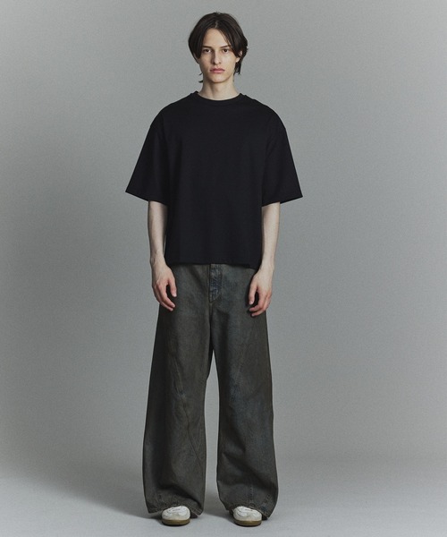 「PUBLIC TOKYO」 半袖Tシャツ 2 ブラック メンズ