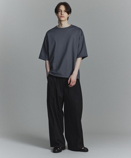「PUBLIC TOKYO」 半袖Tシャツ 2 ブラック メンズ