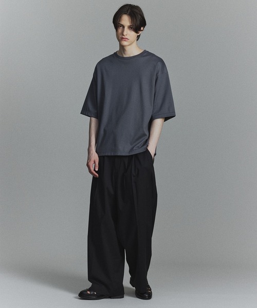 「PUBLIC TOKYO」 半袖Tシャツ 2 ブラック メンズ