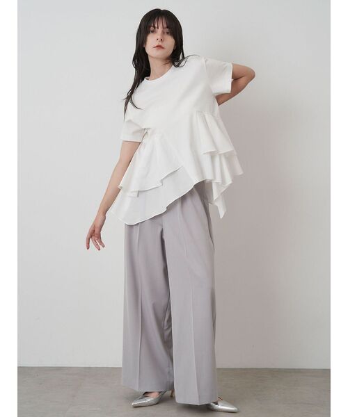 ELENDEEK tシャツ アシンメトリードッキングカットソー ELENDEEK tシャツ アシンメトリードッキングカットソー