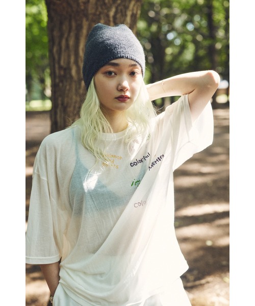 HeRIN.CYE 半袖Tシャツ FREE オフホワイト レディース : ZOZOTOWN