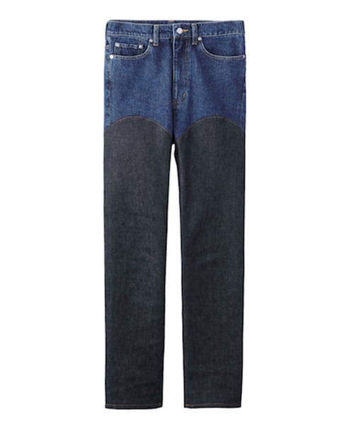 「JOHN LAWRENCE SULLIVAN」 加工スキニーデニムパンツ MEDIUM ブラック レディース