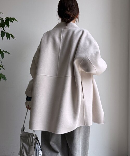 DouDou（ドゥドゥ） コート アウター ハンドメイドミドル丈コート