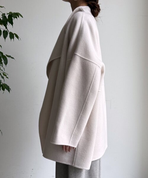 DouDou（ドゥドゥ） コート アウター ハンドメイドミドル丈コート