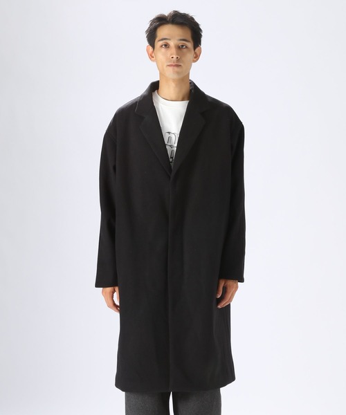 NUMERALS（ヌメラルズ） チェスターコート MEDIUM グリーン メンズ