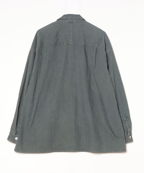 STUDIOUS（ステュディオス） 長袖シャツ 2 インディゴブルー メンズ