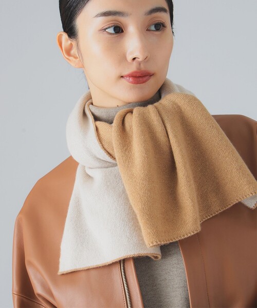 Johnstons of Elgin リバーシブルマフラー Johnstons of Elgin（ジョンストンズ オブ エルガン） ストール