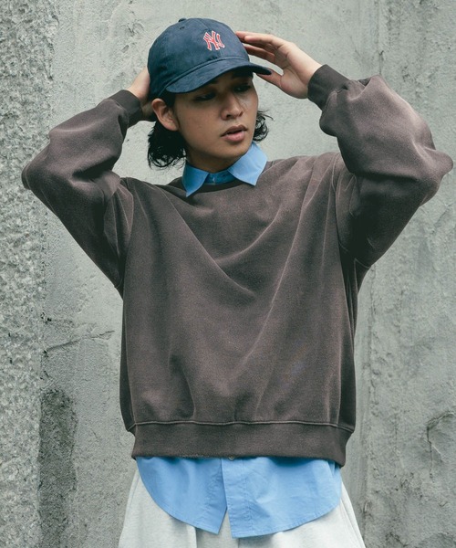 RAGEBLUE（レイジブルー） トレーナー スウェット ピグメント加工裏毛