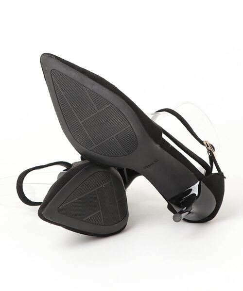 「Jasmine Grandiflorum」 ヒールサンダル 23.5cm ブラック レディース_画像3