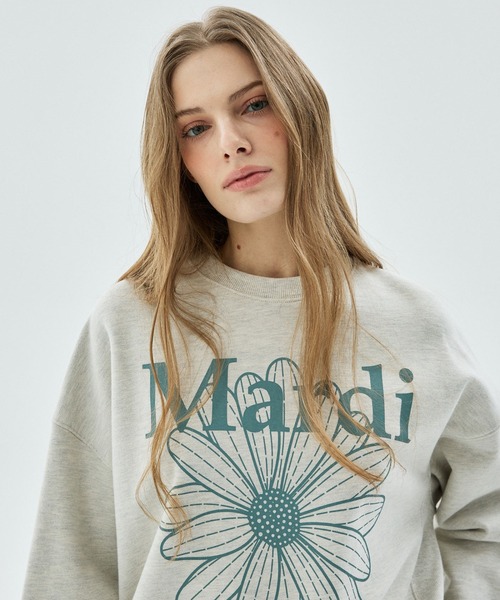 トレーナー スウェット SWEATSHIRT FLOWERMARDI / スウェットシャツ フラワーマルディ レディース_6