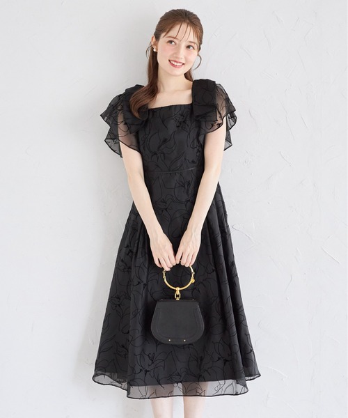 tocco closet（トッコ クローゼット） ワンピース リボンラッフル