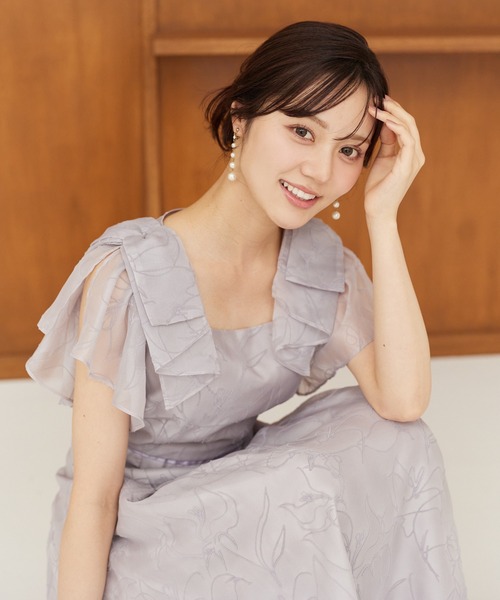 tocco closet（トッコ クローゼット） ワンピース リボンラッフル
