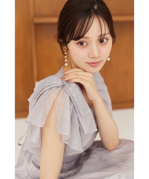 tocco closet（トッコ クローゼット） ワンピース リボンラッフル