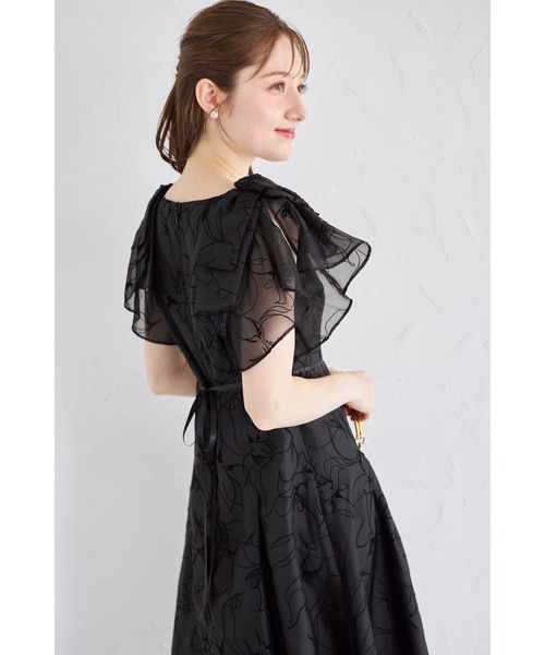 tocco closet（トッコ クローゼット） ワンピース リボンラッフル