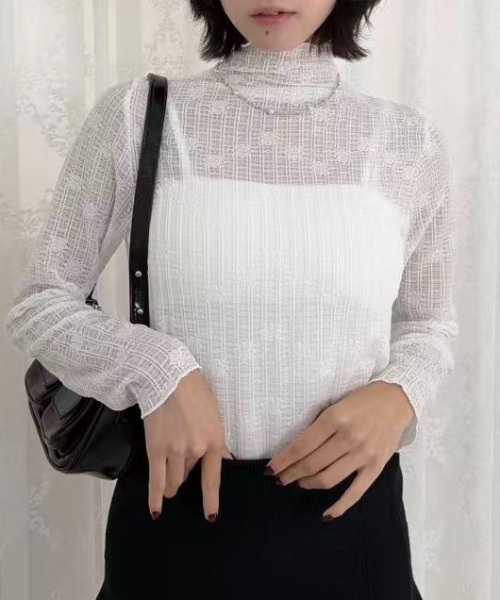 tシャツ ハイネックメロウシアートップス レディース : ZOZOTOWN Yahoo