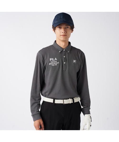 ゴルフFILAポロシャツ FILA GOLF ポロシャツ フィラゴルフ ゴルフウェア ワンポイント ロゴ