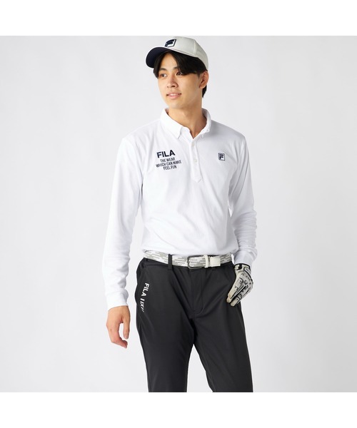 FILA GOLF ポロシャツ フィラゴルフ ゴルフウェア ワンポイント ロゴ