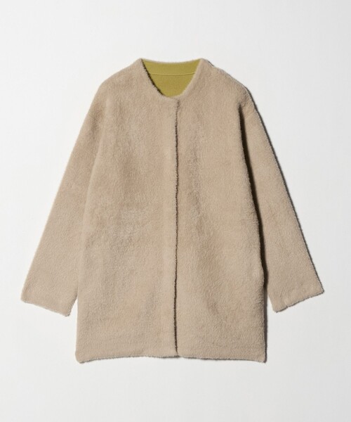TANニットコート TAN19AW007 ゴールデンキャッシュ100％ 片畦ニットコート | Women's Knit | FUKAKINET