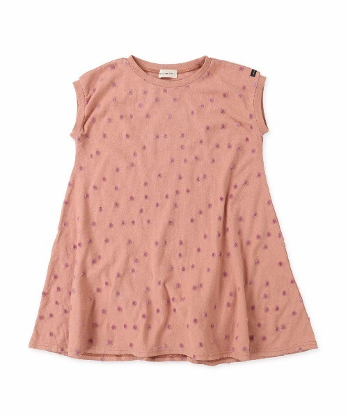 「quoti use fith」 「KIDS」ノースリーブワンピース 80 オレンジ キッズ_画像7