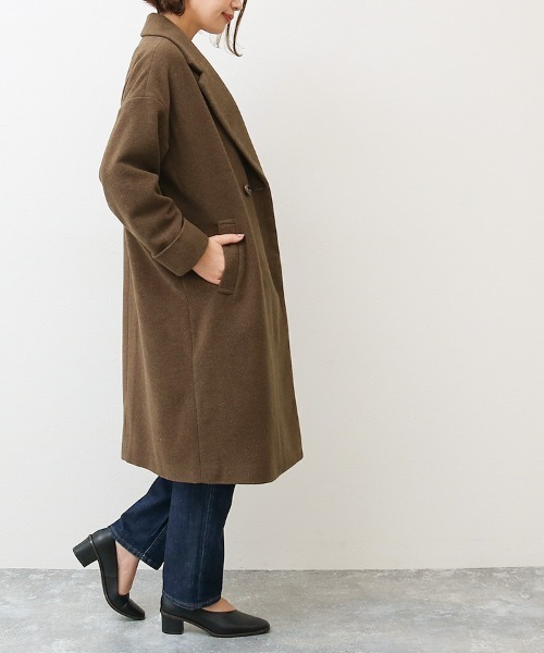 「Social GIRL」 チェスターコート M ブラック レディース_画像9