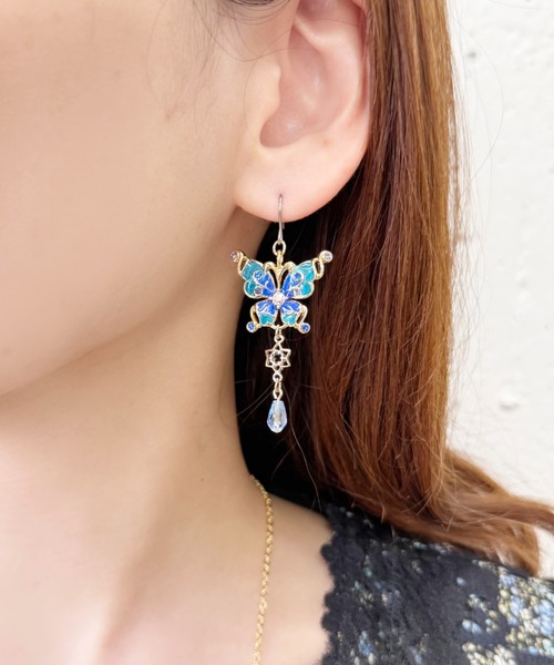 ANNA SUI（アナスイ） ピアス 蝶モチーフ ピアス レディース