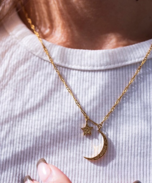 IRIEBEACH（アイリービーチ） ネックレス Moon-Star necklace