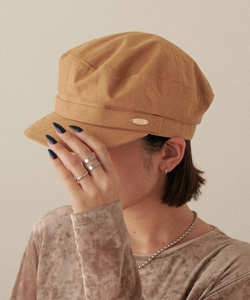 CECIL McBEE（セシルマクビー） 帽子 キャスケット スウェードマリン