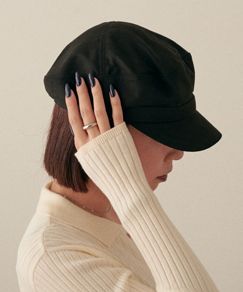 CECIL McBEE（セシルマクビー） 帽子 キャスケット スウェードマリン