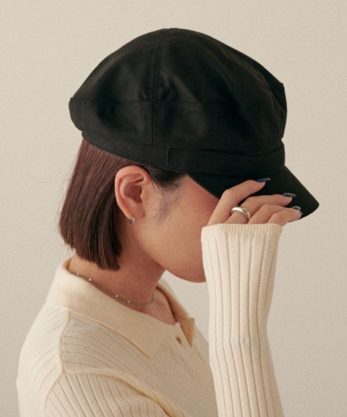 CECIL McBEE（セシルマクビー） 帽子 キャスケット スウェードマリン