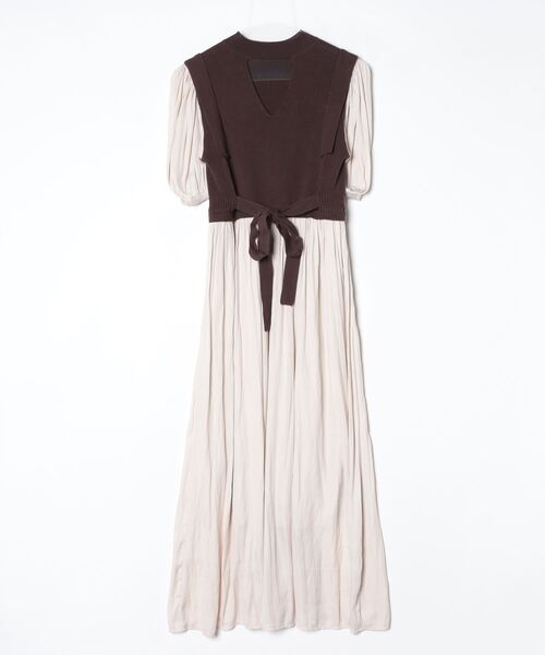 「MERCURYDUO」 ドッキングワンピース FREE ブラウン レディース_画像2