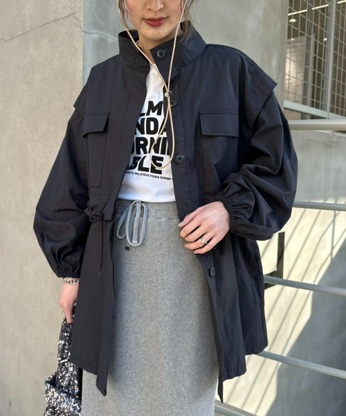 本日限定タイムセール！CIAOPANIC TYPY 新品未使用 オーバーコート CIAOPANIC TYPY（チャオパニックティピー） コート ONE SIZE グリーン