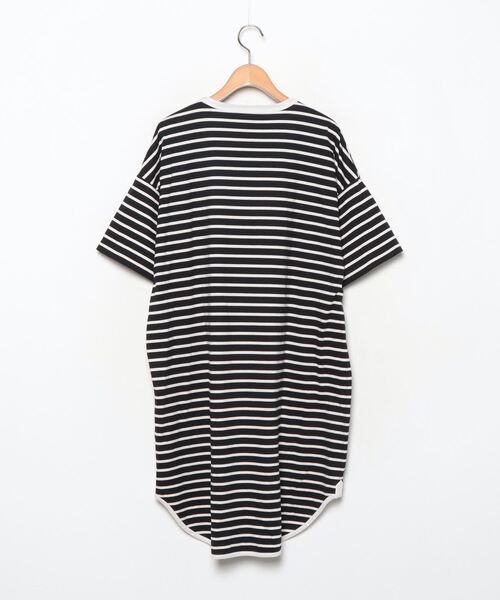 「THE RERACS」 Tシャツワンピース FREE ブラック レディース_画像2