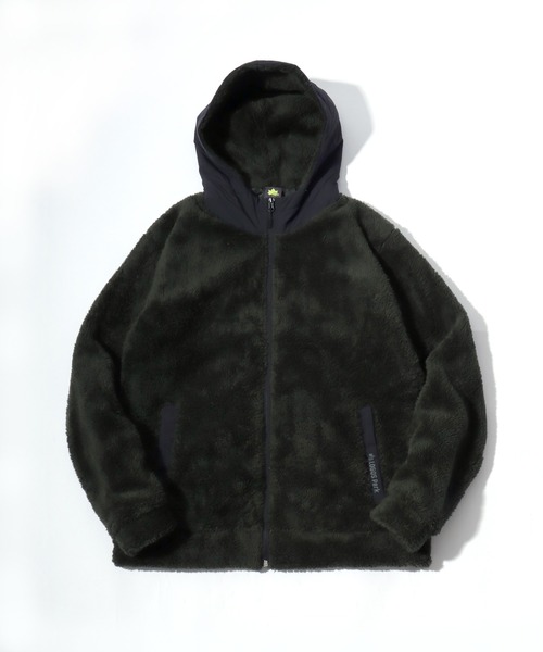 LOGOS（ロゴス） パーカー 2025AW LOGOS/ロゴス ボアフリース×ナイロン