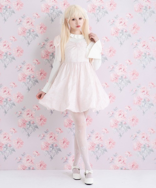 「DearMyLoveRose」 キャミソールワンピース 3L オフホワイト レディース_画像9