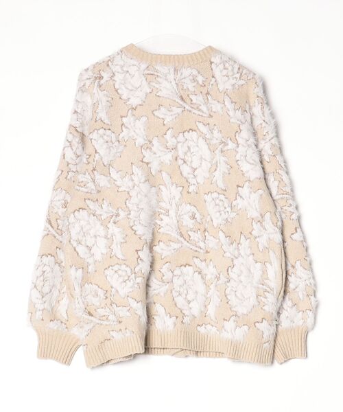 「MURUA」 ニットカーディガン FREE ベージュ レディース_画像2