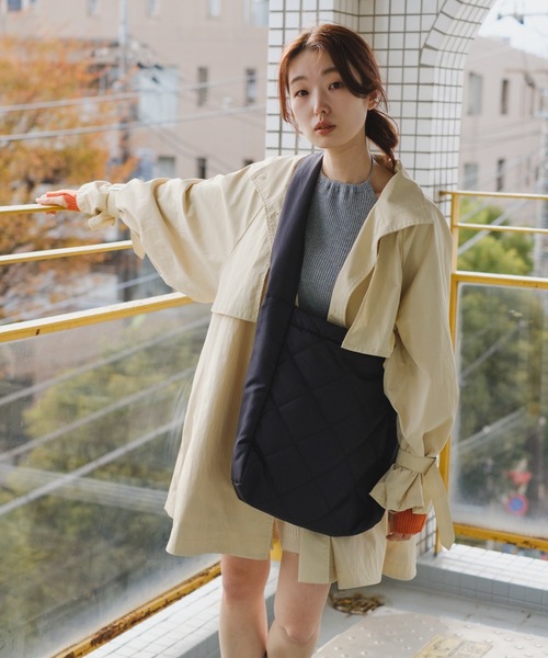 Kastane バックギャザートレンチコート ホワイト FREEサイズ Kastane バックギャザートレンチコート KastaneOnlineStoreKastane