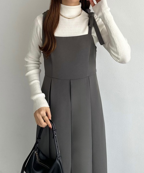 「callautia」 ノースリーブワンピース LARGE ブラック レディース_画像6