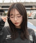 伊達メガネ メガネ 眼鏡 WEGO/レンズチャ...の詳細画像1