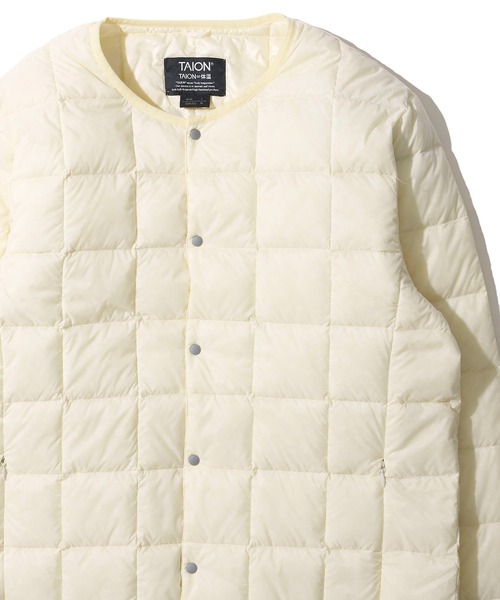 TAION（タイオン） ダウンジャケット MEDIUM オフホワイト レディース