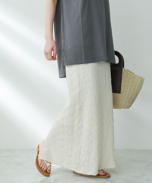 「SENSE OF PLACE by URBAN RESEARCH」 ロングスカート ONE アイボリー レディース_画像5