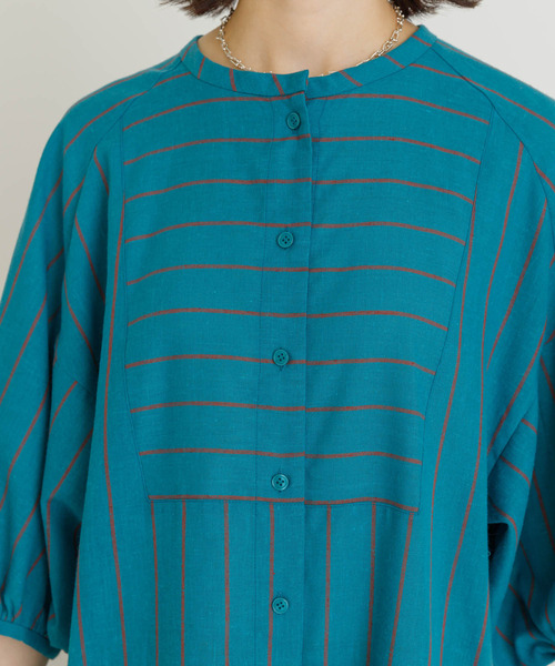 「UR Lab.」 7分袖ワンピース FREE ベージュ レディース_画像5