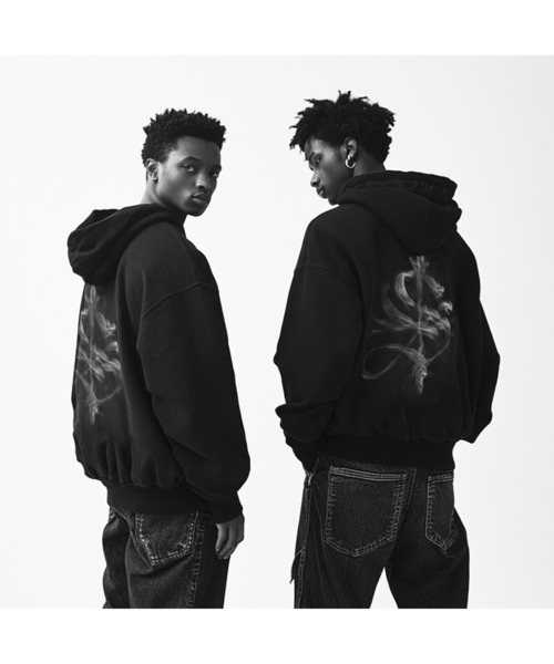 「SUPPLIER」 プルオーバーパーカー SMALL ブラック メンズ_画像3