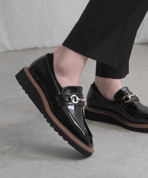 「minia」 シューズ S ブラック レディース_画像6