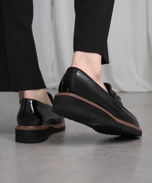 「minia」 シューズ S ブラック レディース_画像7