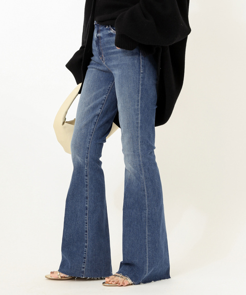 「MOTHER DENIM」 スキニーデニムパンツ 27 ブルー レディース_画像4